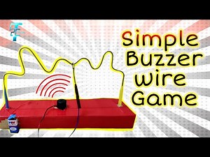 How to make buzzwire game diy| tech2craft