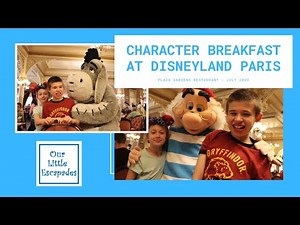 Character Breakfast at Disneyland Paris - Plaza Gardens Restaurant Character Breakfast