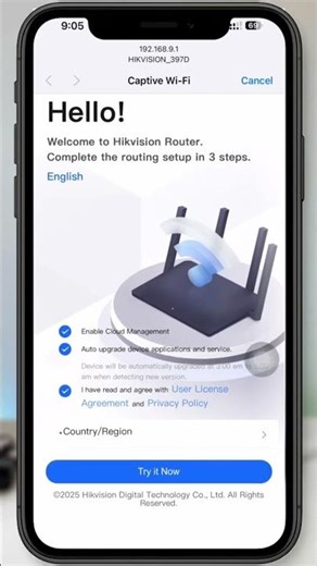 How to setup HikVision Router #hikvision #hikvisionrouter #wifi6 #wifi #shorts #howto