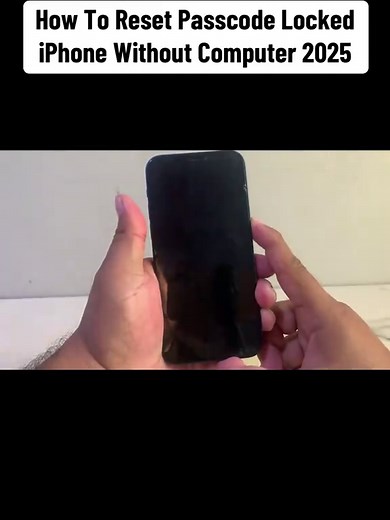 Reset Passcode on iPhone Without a Computer in 2025