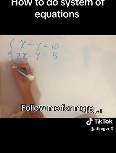 How to do system of equations #math#trending #algebra #keystone#mathematics