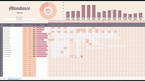 Attendance Tracker Spreadsheet | Employee & Student Absence Log - Etsy