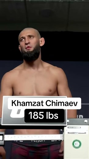 Khamzat makes championship weight ahead of #UFC328 ⚖️ (via UFC)