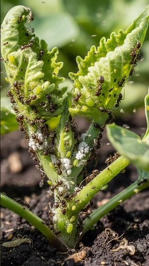 Why Ants and Insects Gather on Plant Tips 🌱🐜 | Plant Care Explained