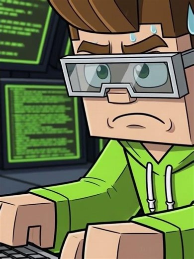 Part 4 - The Four Friends and the Glitch Storm | Minecraft Story for Kids | Anh Khoi Minecraft