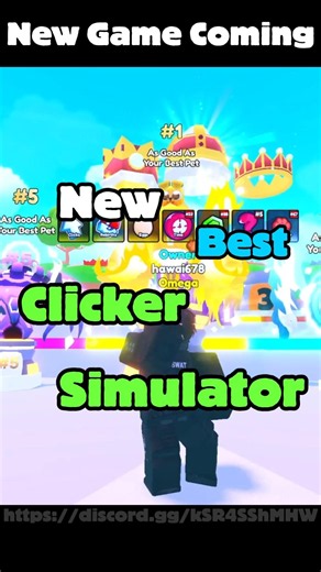 New Best clicker simulator!!!#clickersimulator #roblox #simulator