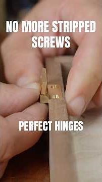 Perfect hinge installation every single time #woodworking #tools #shorts