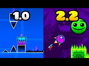 Building a Geometry Dash level IN EVERY UPDATE!