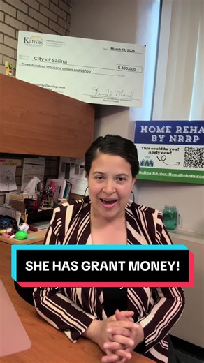 Meet Lily Morales! She is a Community Relations Specialist and serves as the grant administrator for Neighborhood Repair and Rehabilitation Program. This grant is open for both owner-occupied homes and rental units within the target area. Want to learn more about the NRRP, visit www.Salina-KS.gov/HomeRehabGrants or call 785-309-5745.
