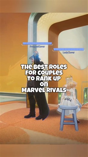 The best roles for couples on Marvel Rivals. This took us to Grand Master Rank #marvelrivals #twitch