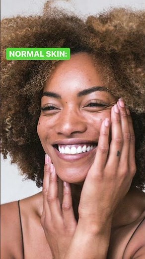 How to Know your Skin Type? | Normal vs Dry Skin #Shorts