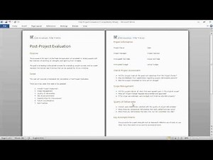 Post Project Evaluation