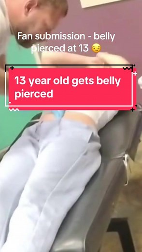 13-Year-Old Belly Piercing Journey: Graciee's Fan Submission