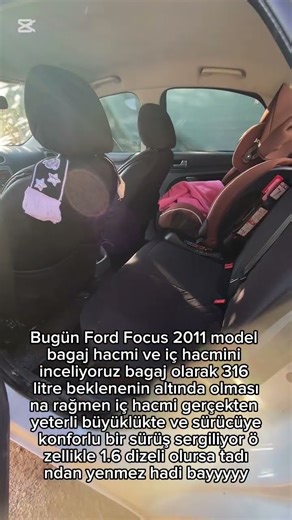 Ford Focus 2.5 2011 sedan bagajı #automobile