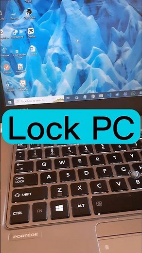 How ti Lock Your Laptop | Shortcut | Win+L #windows