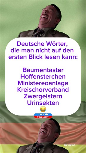 Deutsche Wörter, die man zweimal lesen muss 😂