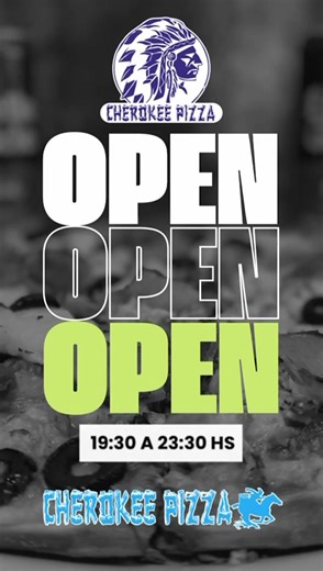 ¡YA ABIERTOS en Cherokee Pizza! 🔓🍕 Superada la alerta de ayer, volvemos a nuestro horario habitual. ¡Pide ya o ven a vernos! #cherokeepizza #benalmadena #instafoodie #sol