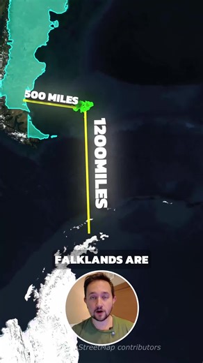 Geoff Gibson on Instagram: "The geography of the Falkland Islands... EXPLAINED ⛰️ Watch the full video LINK IN BIO #geography #falklandislands #travel"