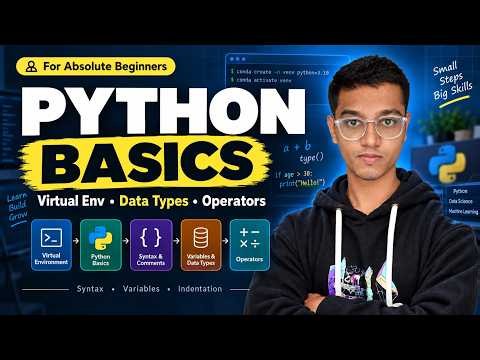 Python for Machine Learning – Part 1 | Essential Python Basics