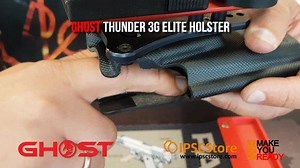 Ghost Thunder 3G Elite Holster. GHOST THUNDER 3G ELITE is completely adjustable holster that guarantees fast and safe draw out. The holster are lined inside with LEDRA. www.ipscstore.com #ipscstore #ipscshop #ipscstuff #ipsccompetition #ipsctraining #ipsc #ipscshooting #ipscshooter #ipscvideo #практическаястрельба #tacticalgear #ghost #eliteholster #elite #holster #thunder #ledra | IPSCStore