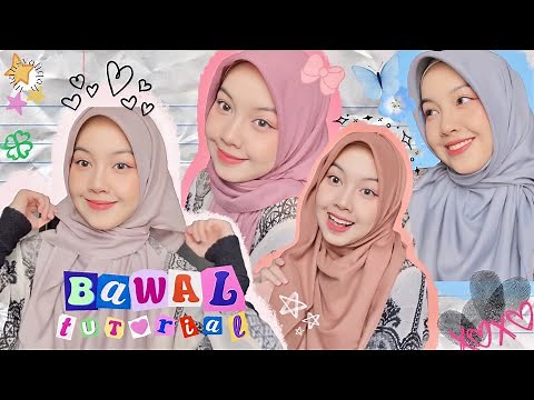 *QUICK* Bawal Tutorial ( 4 Styles ) | Chest Covered | Intan Syafiqah