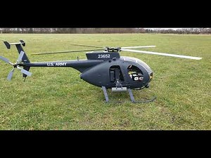 Little bird 600 size .Fiited with Model sounds inc Shockwave 3 sound module