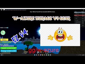 W-Azure Mirage Gear V4 | Blox Fruits