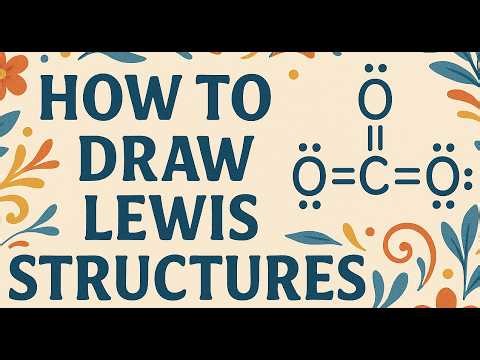 How To Draw Lewis Structures, EASY #chemistry