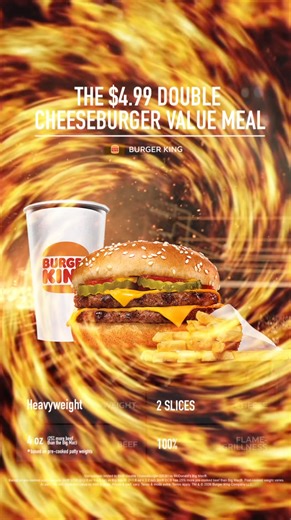 160K views · 817 reactions | This fight doesn’t need a referee. Double Cheeseburger Value Meal for just $4.99 wins. | Burger King | Facebook