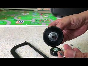 DIY Replace Luggage Wheels
