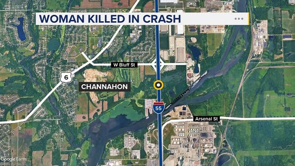Driver killed, another injured in I-55 crash in Channahon: officials