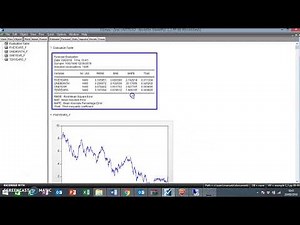 Forecasting - Eviews