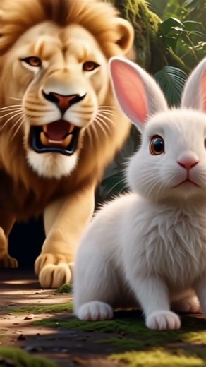 Ek sher or rabbit ki kahani #madeforkids #viral #story #entertainment