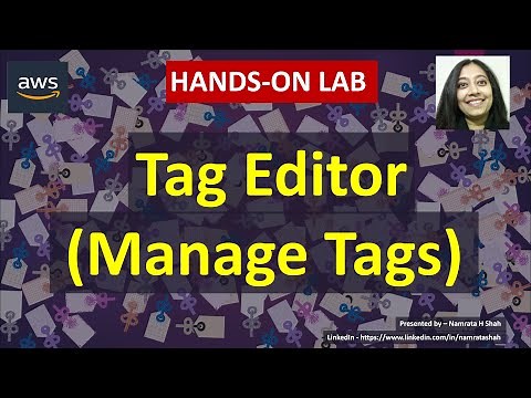 AWS Hands-on-lab - Tag Editor(Manage Tags)