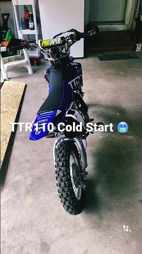 2021 Yamaha TTR110 Cold Start #shorts