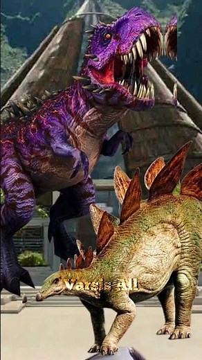 Omega 09 vs jurassic world rebirth all dinasore