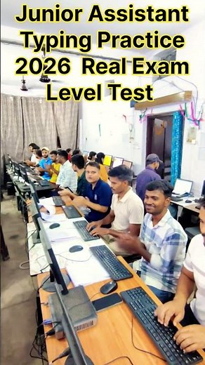 😱😱😱😱 Junior Assistant Typing Practice 2026 | Real Exam Level Test ♥️♥️😱😱😱