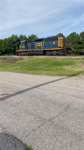 CSX SD40-3 remote job in Rocky Mount 6/21/25