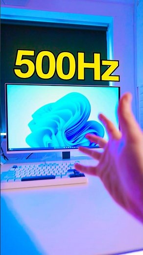 500Hz GAMING MONITOR! 🤯 #pcgaming #tech #gamingmonitor