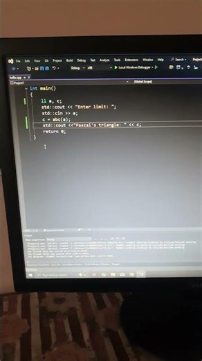 C++ | Euler project 'Exploring Pascal's triangle' | CodeLearning