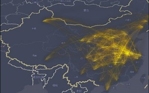 地图可视化-飞线地图和分布Bmap/pyecharts