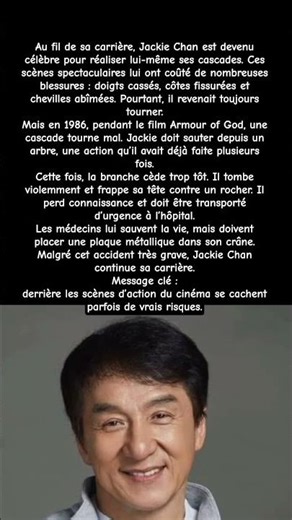 Jackie Chan : la cascade qui a failli le tuer // #Shorts #viral #tendance