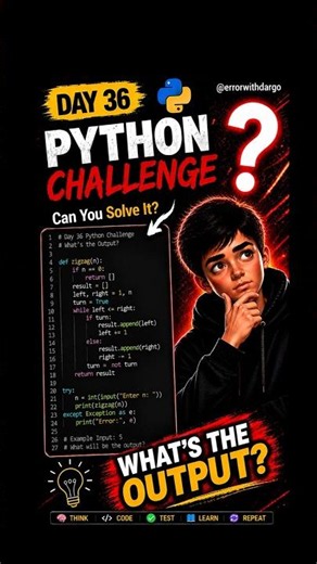 Can You Predict the Output? 🐍 | Python Challenge #36