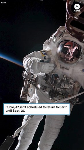 After breaking the record earlier this month for the longest continuous amount of time spent in space by an American, NASA astronaut Frank Rubio hit one year of orbiting Earth on Thursday. Rubio, 47, has been aboard the International Space Station since Sept. 21, 2022, in a mission that was only supposed to last six months but ended up doubling in time. #space #NASA #astronaut #frankrubio #abcnews