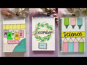 12 Aesthetic Front Page Ideas You Can Try | Cute & Creative Notebook Decoration