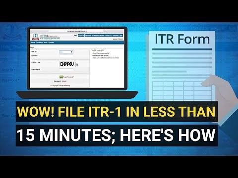 How To File ITR-1 for AY in less than 15 minutes; Explained on Income Tax Portal