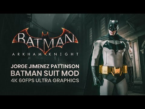 Jorge Jimenez Pattinson Batman 2025 Suit Mod in Batman Arkham Knight