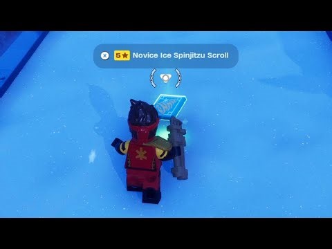 How to Unlock & Create Novice Ice Spinjutzu Scroll in LEGO Fortnite (Ninjago)