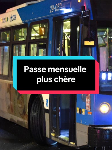 Voici les nouveaux tarifs pour le transport collectif à Montréal qui entreront en vigueur le 1er juillet. @stm.info #stm #metro #bus #rem #montreal