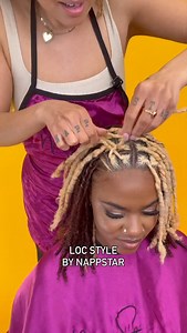 1M views · 46K reactions | Beautiful Loc Style by NappStar! Book appointment at NappStar.com #locs #locstylesforwomen #locstyles #locextensions #fyp #locnation #locstylist #locproducts #locsnyc #locstylesformen #nyc #locmaintenance | NappStar NYC | Facebook